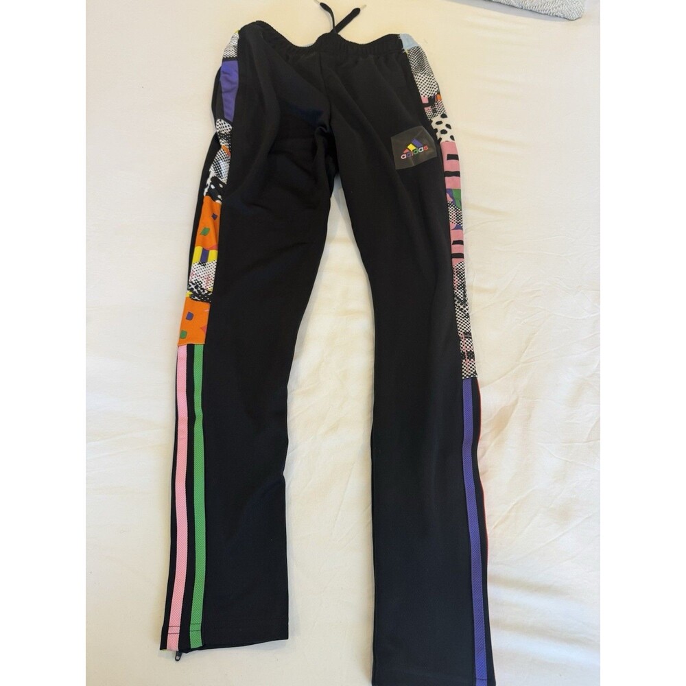NWT Adidas Men's Tiro Pride Track Pants, Black/Multicolor Size XS